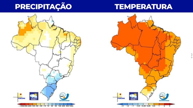 Inmet divulga previsão agroclimatica para julho a setembro