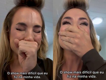 Gabi Martins descobre morte de padrinho horas antes de show