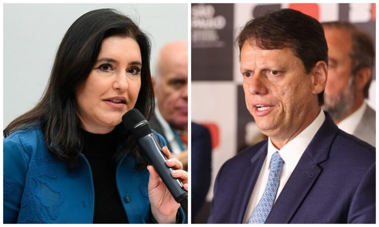 Tebet rebate críticas de Tarcísio sobre elegibilidade ao Senado