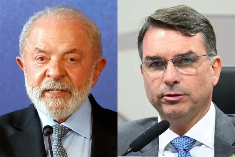 Lula e Flávio Bolsonaro empatam tecnicamente em segundo turno