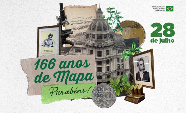 Ministério da Agricultura marca 166 anos de história