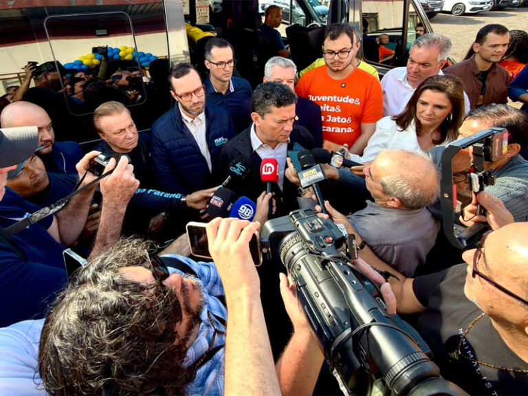Sergio Moro intensifica campanha no interior do Paraná