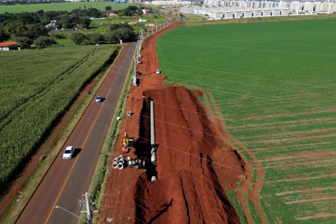 Duplicação da Avenida Saul Elkind avança em Londrina