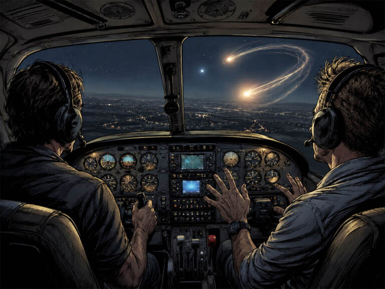 Piloto relata avistamento de luzes anômalas no céu do Paraná