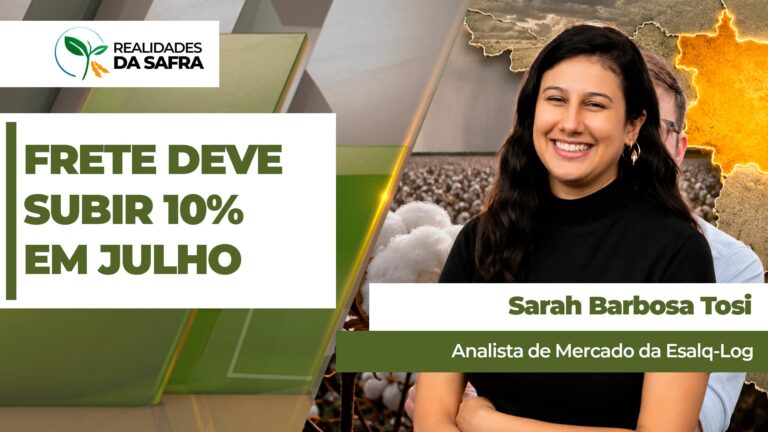 Frete do milho volta a subir e deve avançar 10% em julho