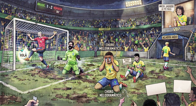 Seleção brasileira vira alvo de críticas após atuação fraca
