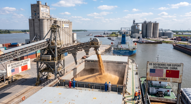 USDA confirma venda de 472 mil toneladas de soja para a China