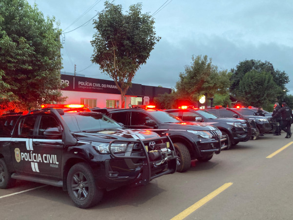Polícia Civil prende 14 suspeitos em operação contra tráfico no Sudoeste