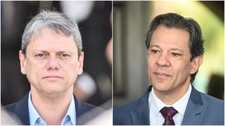 Tarcísio lidera pesquisa para governo de SP com 41% ante 26% de Haddad