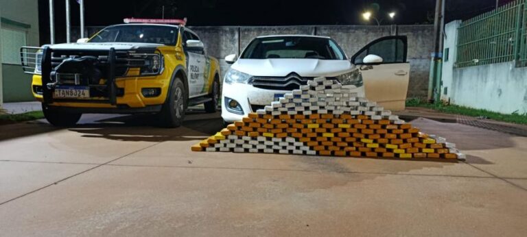 PMPR apreende 359 kg de maconha em Alto Paraíso