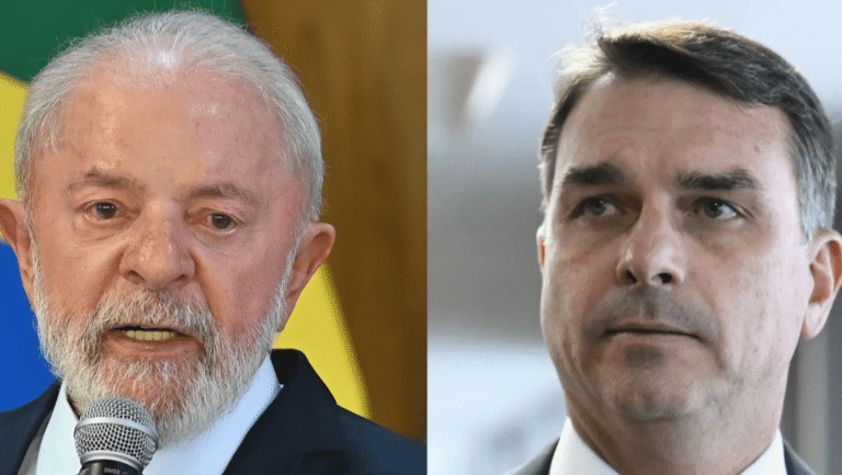 Pesquisa aponta Lula com 40% e Flávio com 39% no primeiro turno