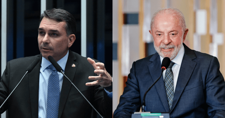 Quaest mostra Flávio à frente de Lula entre eleitores sem Bolsa Família
