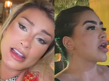 Andressa Urach nega agressão física após briga com MC Mirella no rancho