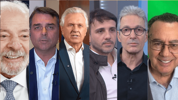 Lula e Flávio Bolsonaro se enfrentam em debate presidencial em setembro