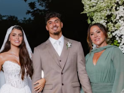Mãe de Gabriel Medina celebra gravidez do primeiro neto