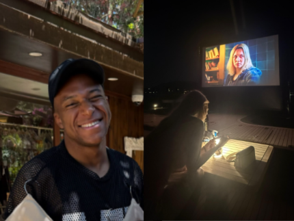 Filme sobre Elize Matsunaga aparece em foto de Mbappé com Ester Expósito