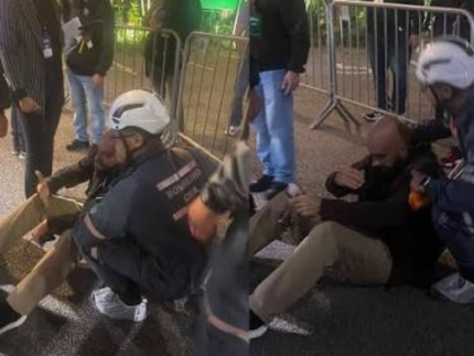 Cinegrafista da GloboNews é retirado de debate da Band após confusão