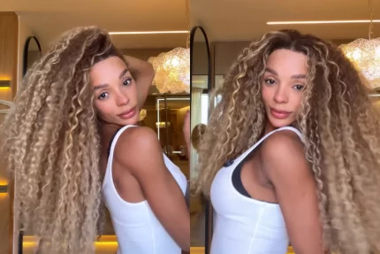 Brunna Gonçalves muda visual e exibe cabelo natural após disputa com Frota