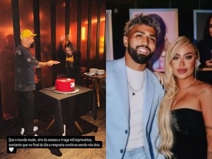 Rafaella se declara para Gabigol em aniversário de 30 anos dos dois