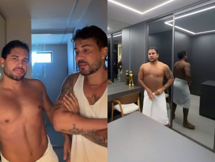 Carlinhos Maia visita Lucas Guimarães e conversa sobre vida após separação