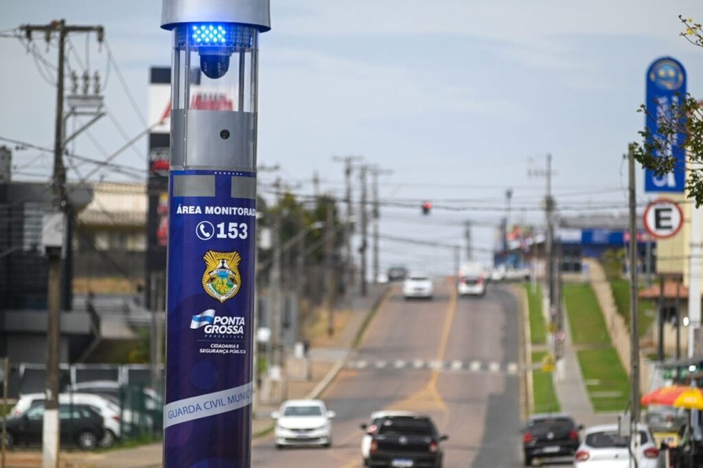 Ponta Grossa conclui instalação de câmeras integradas à segurança