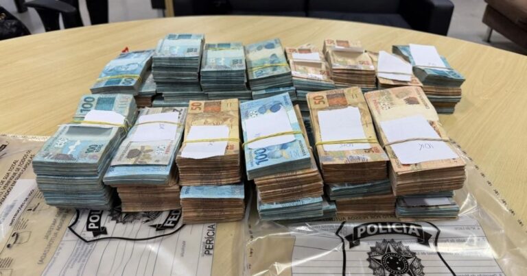 PF apreende R$ 510 mil em espécie em mala no aeroporto de Congonhas