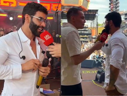 Gusttavo Lima se emociona após show lotado em Barretos