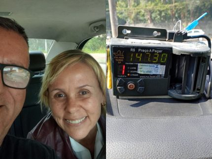Giulia Gam quita corrida de táxi após atraso de quase três dias