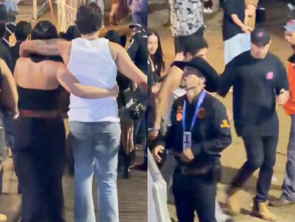 Zé Felipe é flagrado em clima de intimidade com mulher misteriosa após show em Barretos