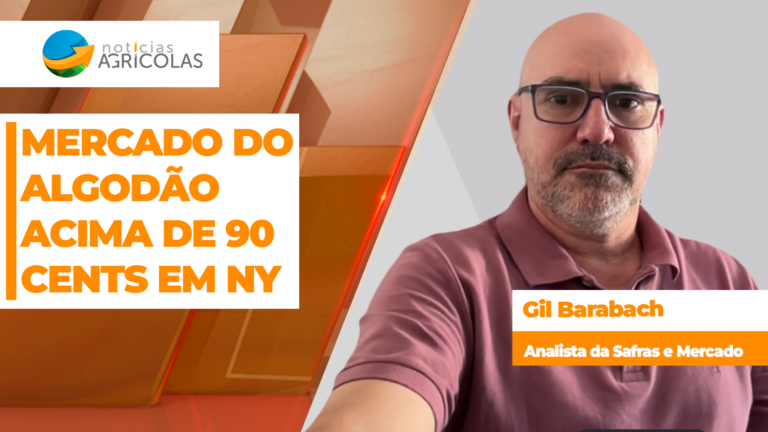 Algodão atinge cotação acima de 90 cents em Nova York