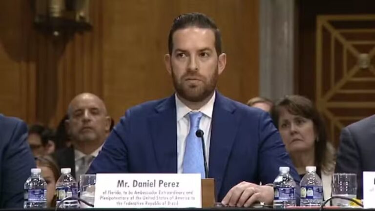 Senado dos EUA confirma Daniel Perez como embaixador para o Brasil