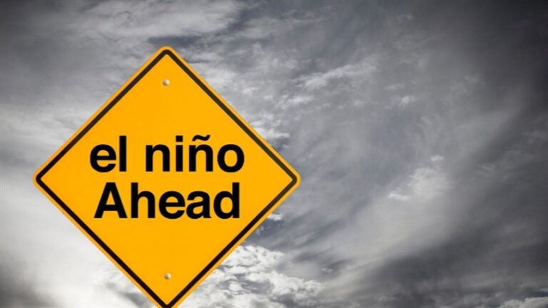 NOAA prevê El Niño muito forte com 90% de probabilidade entre setembro e janeiro