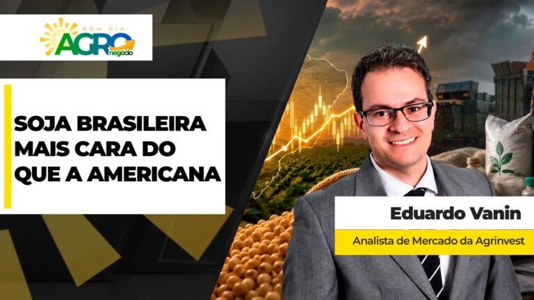 Soja brasileira supera preços americanos em novo cenário