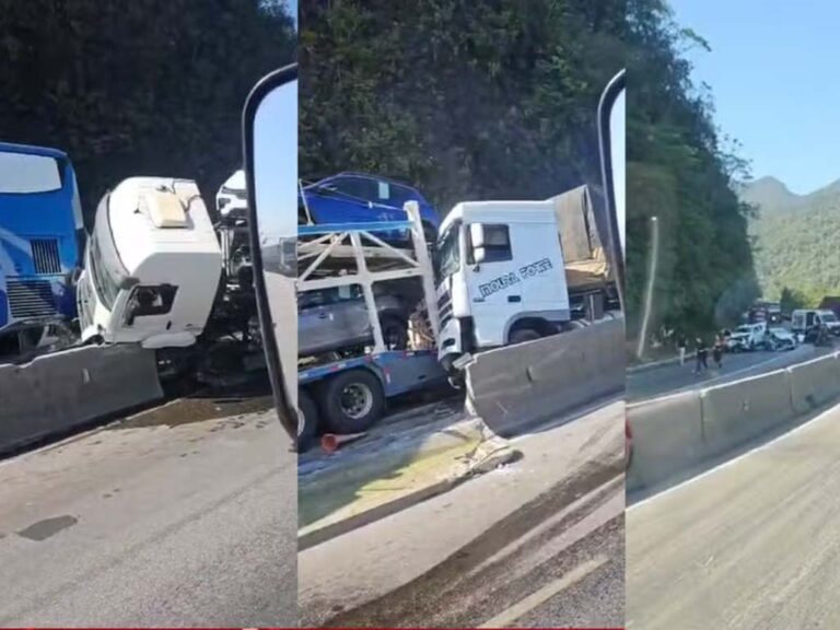 Engavetamento na BR-277 mata dois e deixa 18 feridos na Serra do Mar