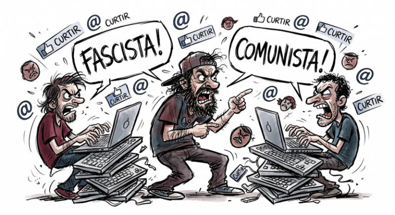 Xingar adversário de fascista pode virar crime legal