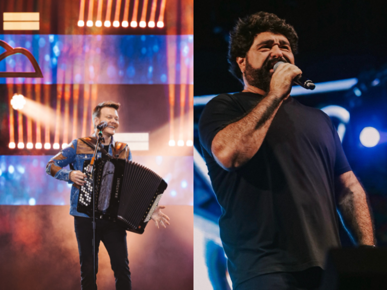 Michel Teló, César Menotti e João Bosco dividem palco em estreia do Festival Tempo em Curitiba