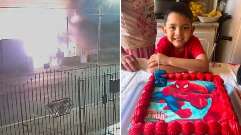 Vídeo mostra resgate da bisavó em incêndio que matou menino