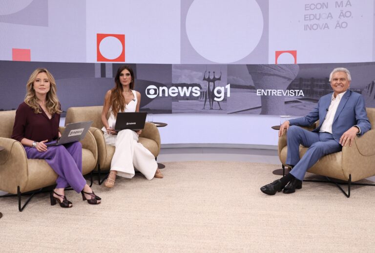 G1 e GloboNews checam declarações de Caiado em entrevista presidencial