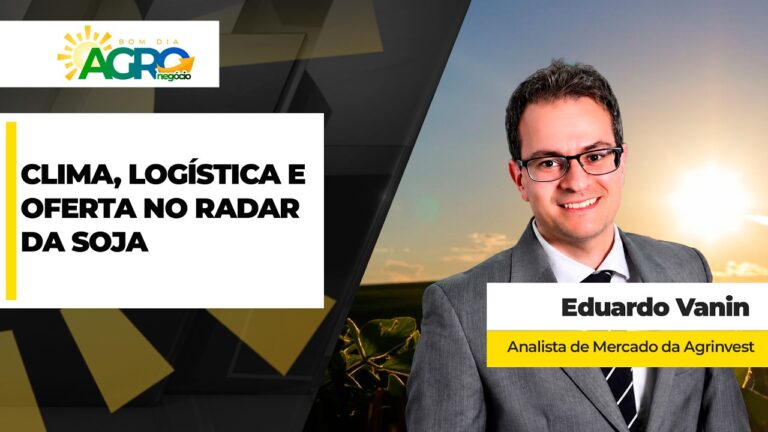 Mercado de soja inicia semana atento ao clima e logística