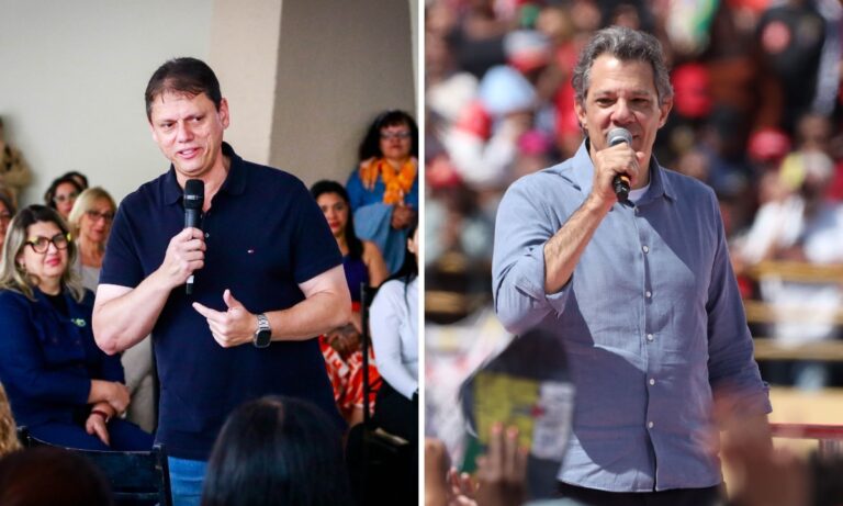 Tarcísio e Haddad gastam R$ 22 milhões em anúncios digitais antes do início oficial da campanha