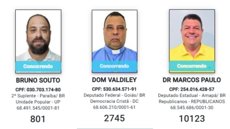 Três candidatos às eleições de 2026 têm mandados de prisão em aberto