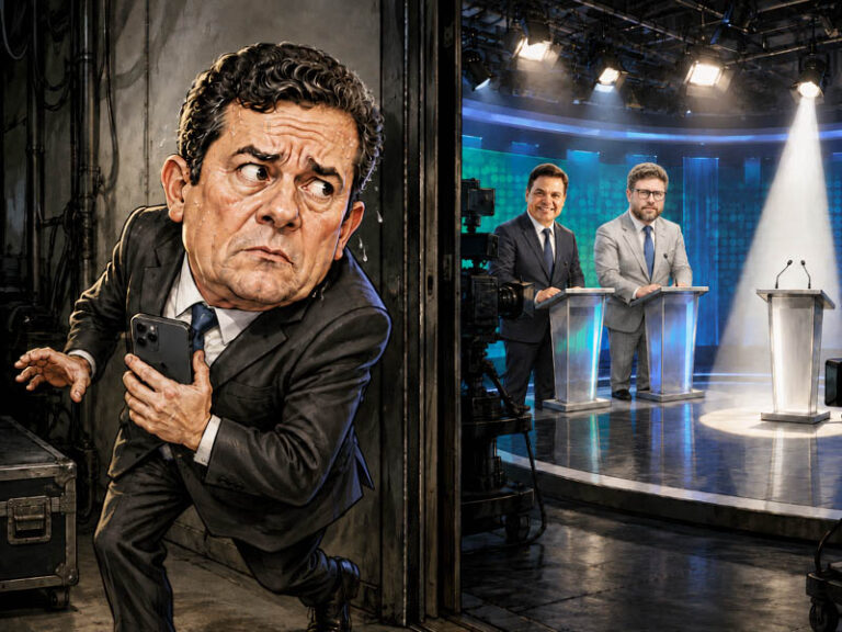 Senador Sergio Moro não comparece ao primeiro debate presidencial