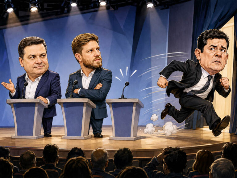 Moro diz que não participa de debate se houver governo