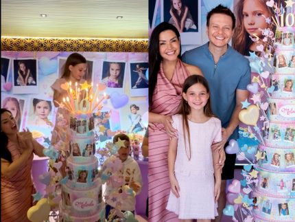 Filha de Thaís Fersoza e Michel Teló completa 10 anos nesta terça