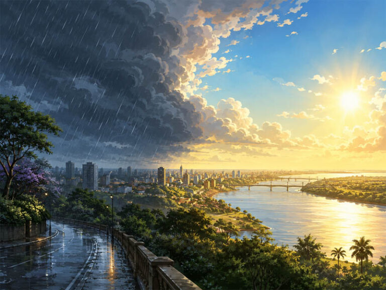 Paraná terá chuva entre terça e quarta e temperaturas de até 35°C na sexta