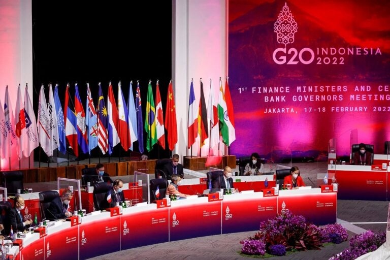 G20 menos China apoia medidas contra distorções de superávit comercial
