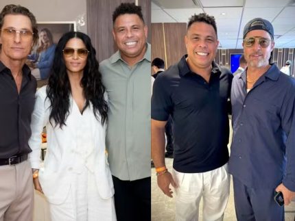 Ronaldo Fenômeno, Brad Pitt e Matthew McConaughey prestigiam final da US Open