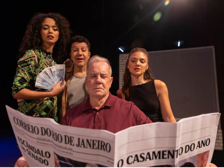Luiz Fernando Guimarães celebra 50 anos de carreira com peça Baixa Sociedade em Curitiba