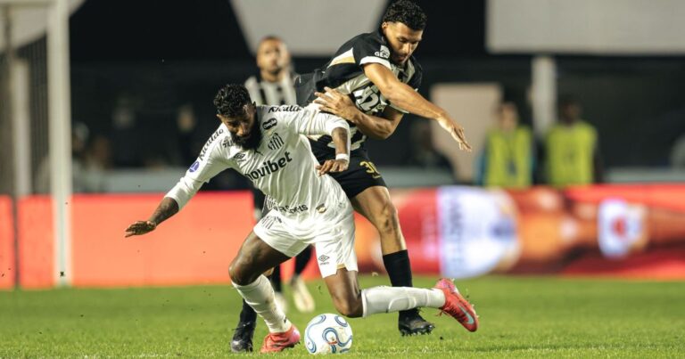 Santos bate Atlético-MG e abre vantagem nas quartas da Sul-Americana