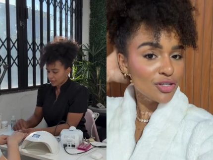 Ex-BBB Natália Deodato volta a trabalhar como manicure enquanto administra instituto